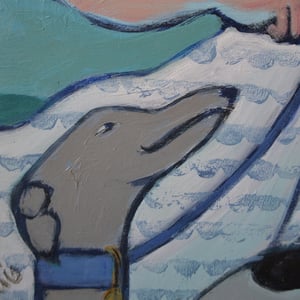 Image of Contemporary Painting, 'Grace, Maisie and Fly,' Poppy Ellis