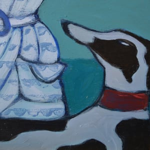 Image of Contemporary Painting, 'Grace, Maisie and Fly,' Poppy Ellis
