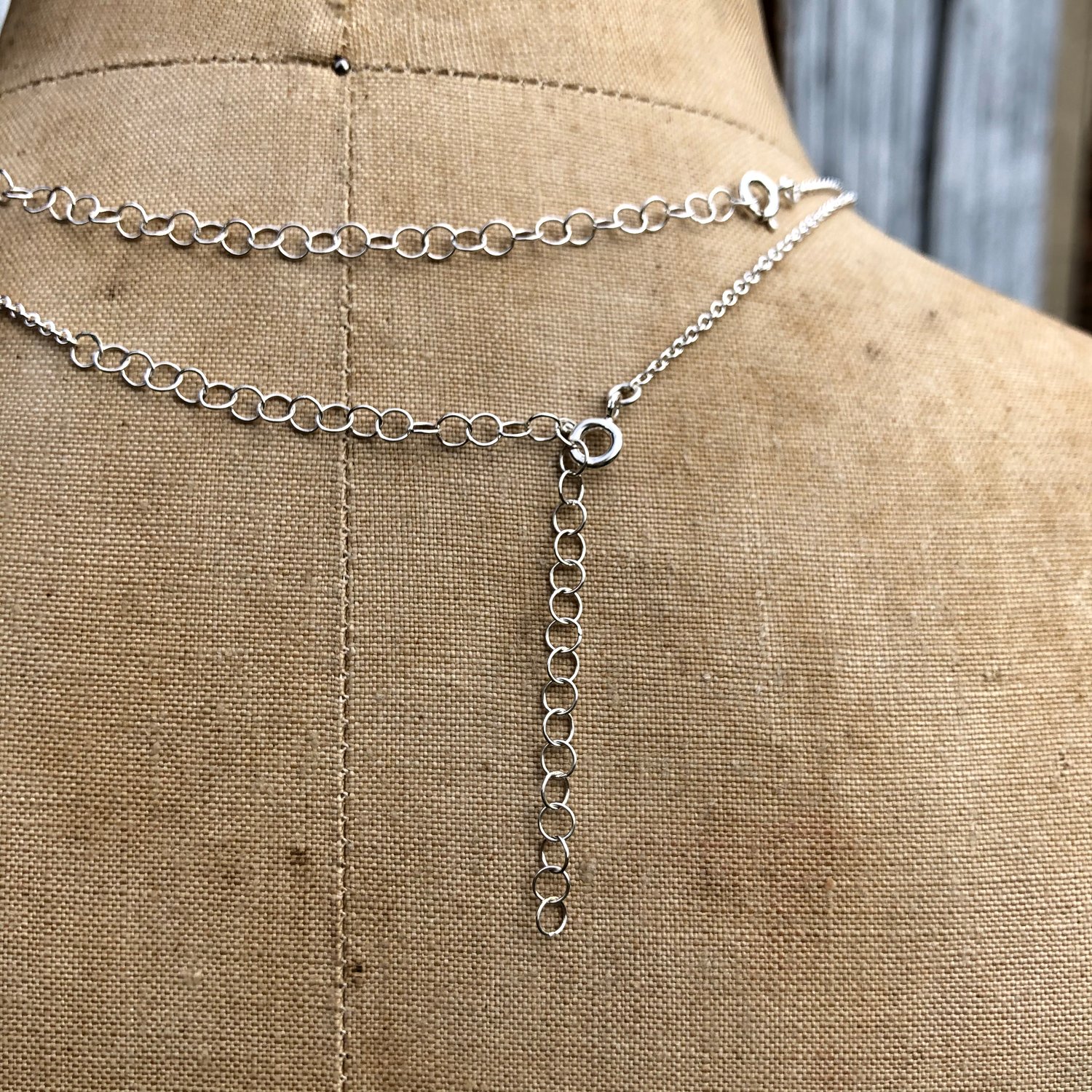 Image of Vintage, double keyhole necklace