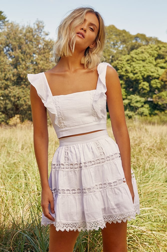 Image of The ‘ISABELLE’ White Co-Ord