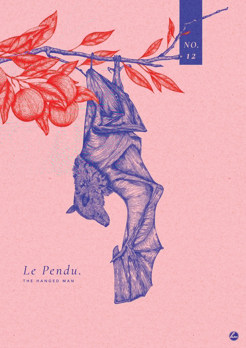 The Hanged Man A4 heavy weight smooth art print