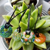 Image 2 of Adjustable Round Floral Necklaces