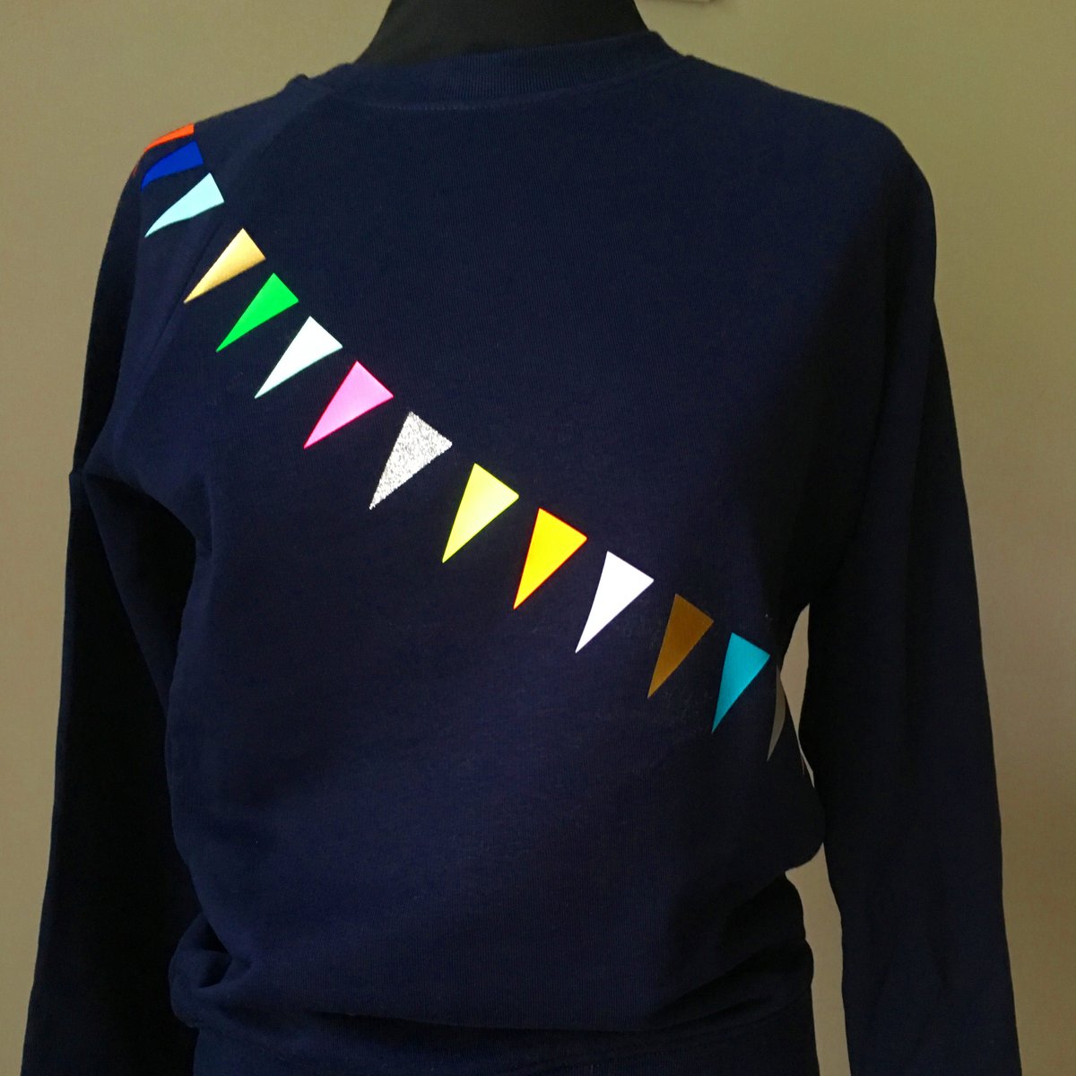 Sweater Garland navy ADULTS / pom berlin