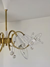 Image 1 of 22" 8-Light Emil Stejnar Chandelier, Austria