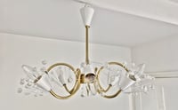 Image 2 of 22" 8-Light Emil Stejnar Chandelier, Austria