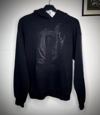 Image 1 of hoodies noir baleine pailletée 