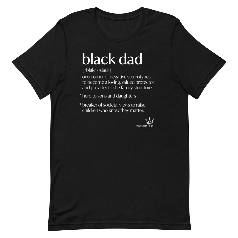 black dad tee shirts
