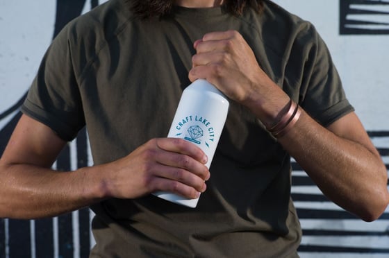 Image of Craft Lake City Diamond Water Bottle