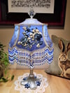 Luxury Lamp & Victorian Lampshade - Antique Lamp & Silk Lampshade