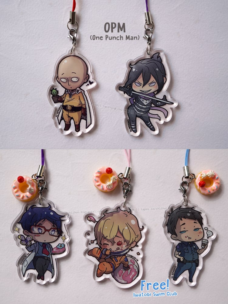 Image of CLEARANCE - Free!, OPM 2 Inch Acrylic Charms