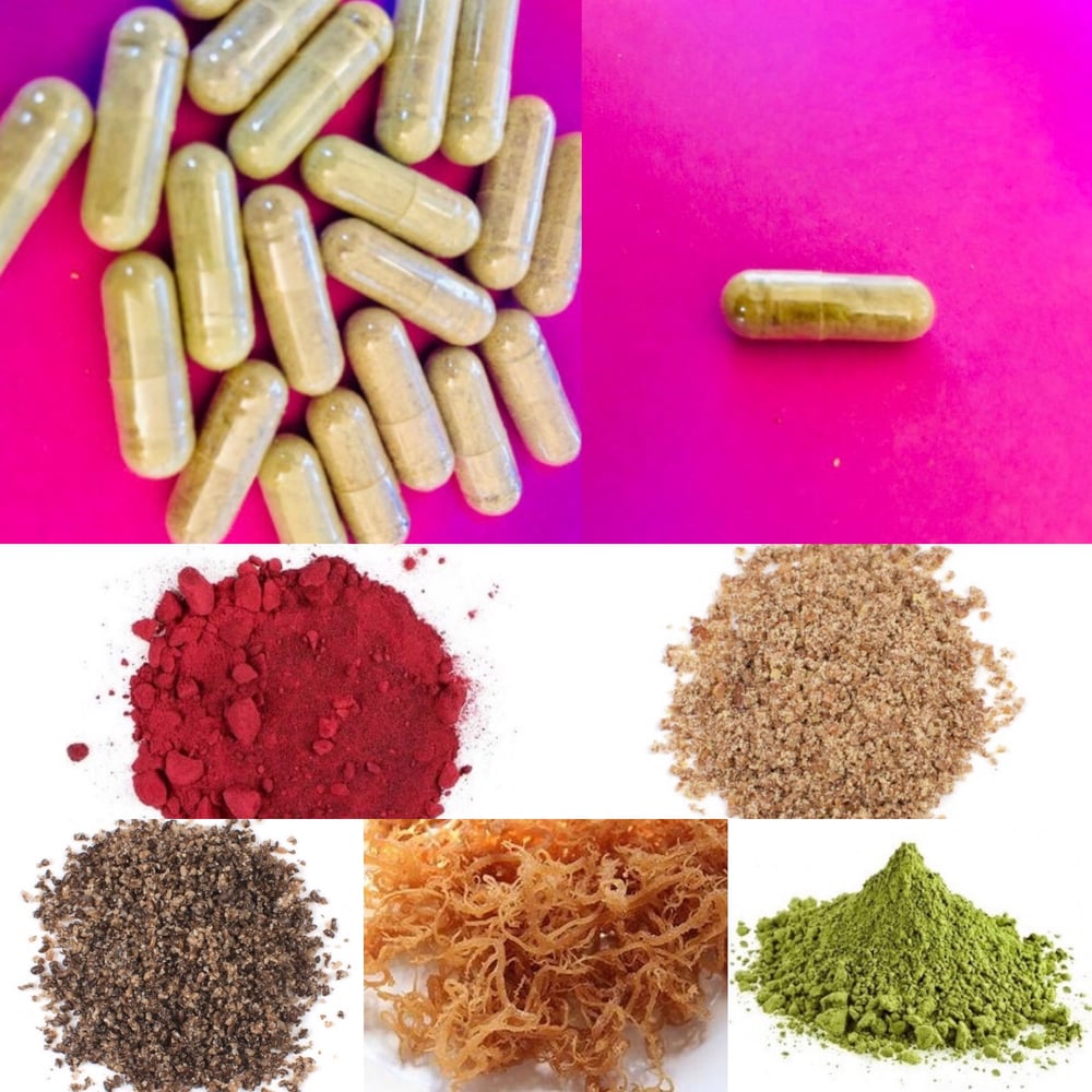 Image of Health Boost Dr Sebi Approved Moringa, Beet Root, Maca Root, Matcha, WildCaught Irish SeaMoss