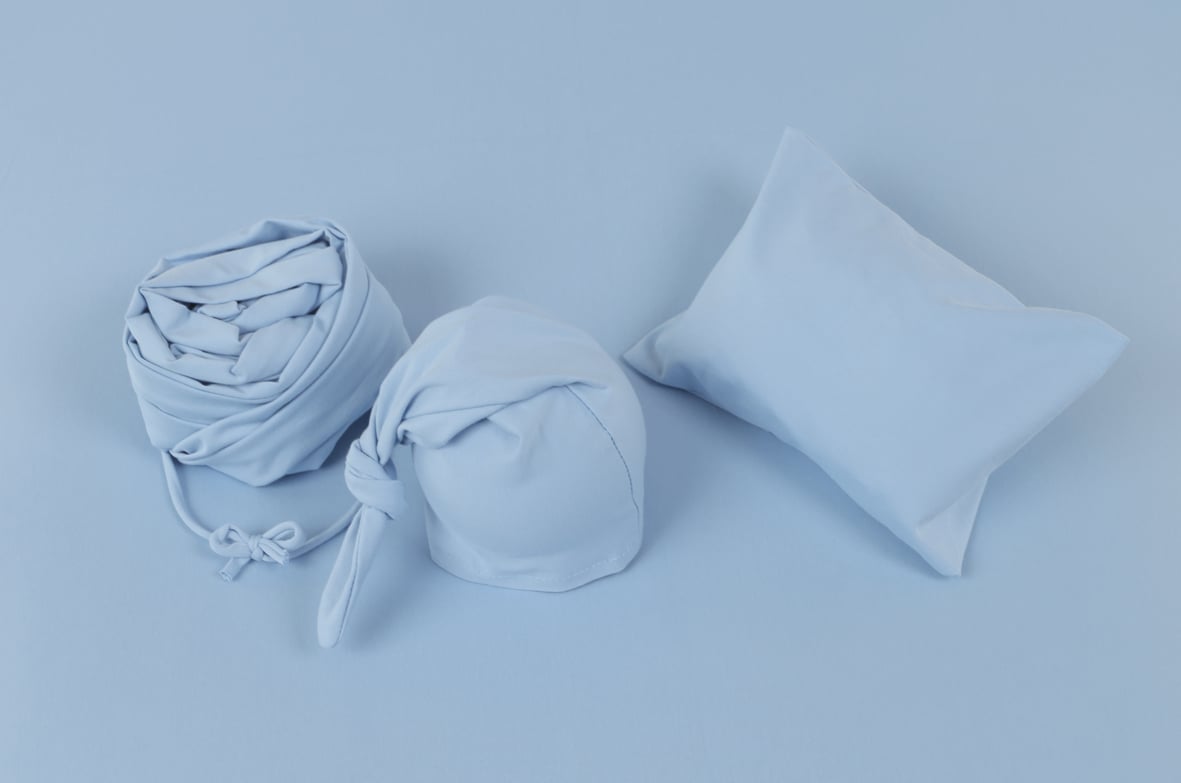 LIGHT BLUE Stretchy Jersey Cotton Set (5 pieces)