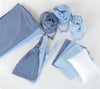 BOY NEWBORN Stretchy Jersey Cotton Sets (5 pieces)