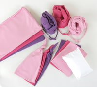 Image 1 of GIRL NEWBORN Stretchy Jersey Cotton Sets (5 pieces)