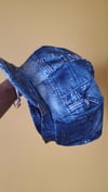 Jah Roots Stretch Hat Beak (Jeans Patch)