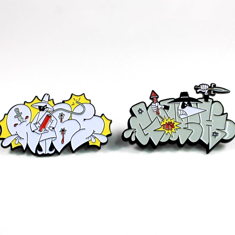 Image of Ribs VS Gouch - Enamel Pins