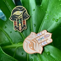 HAMSA PINS (SET OF 2/ BOTH COLORS)