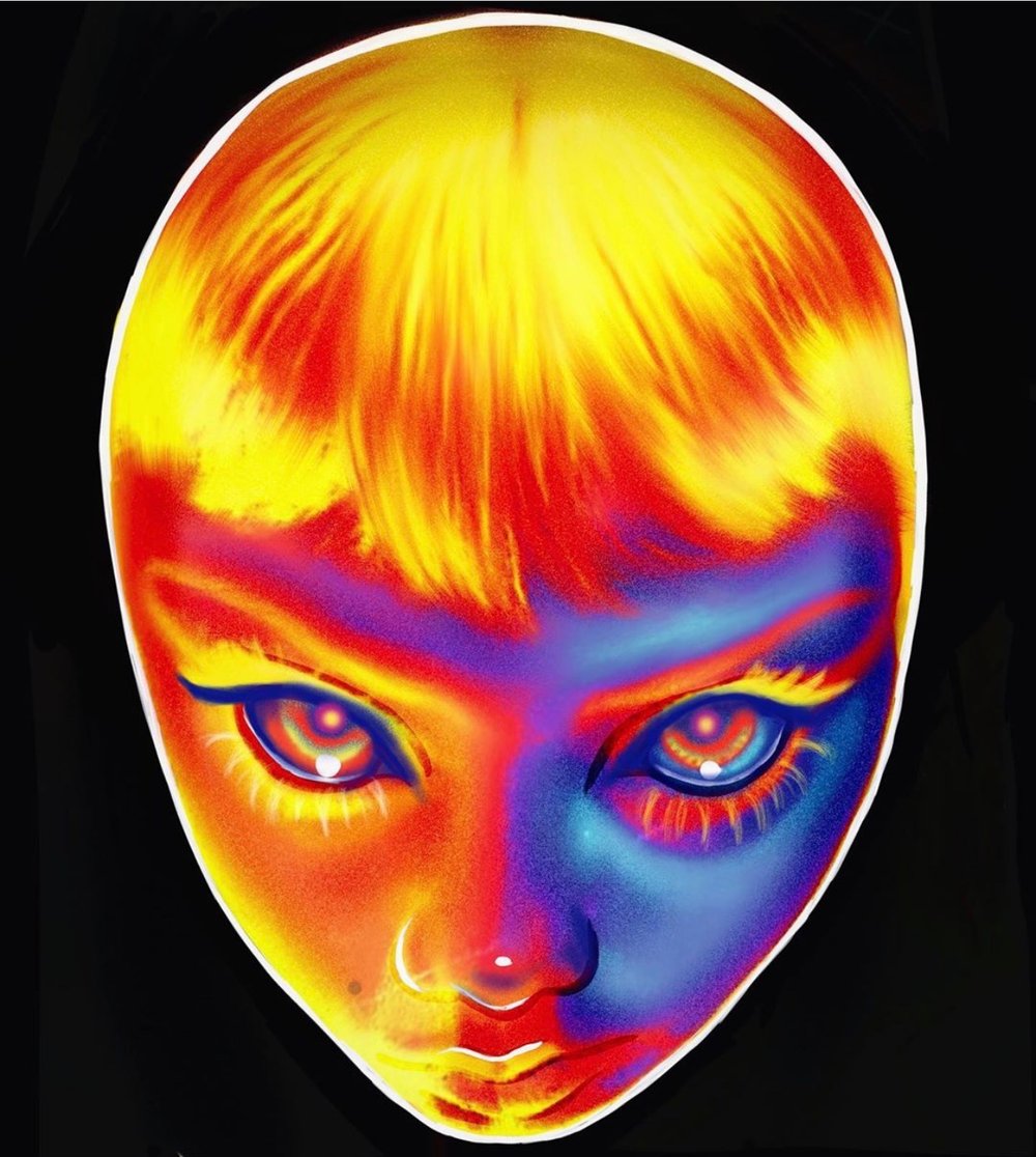 Image of THERMO FACE Art Print