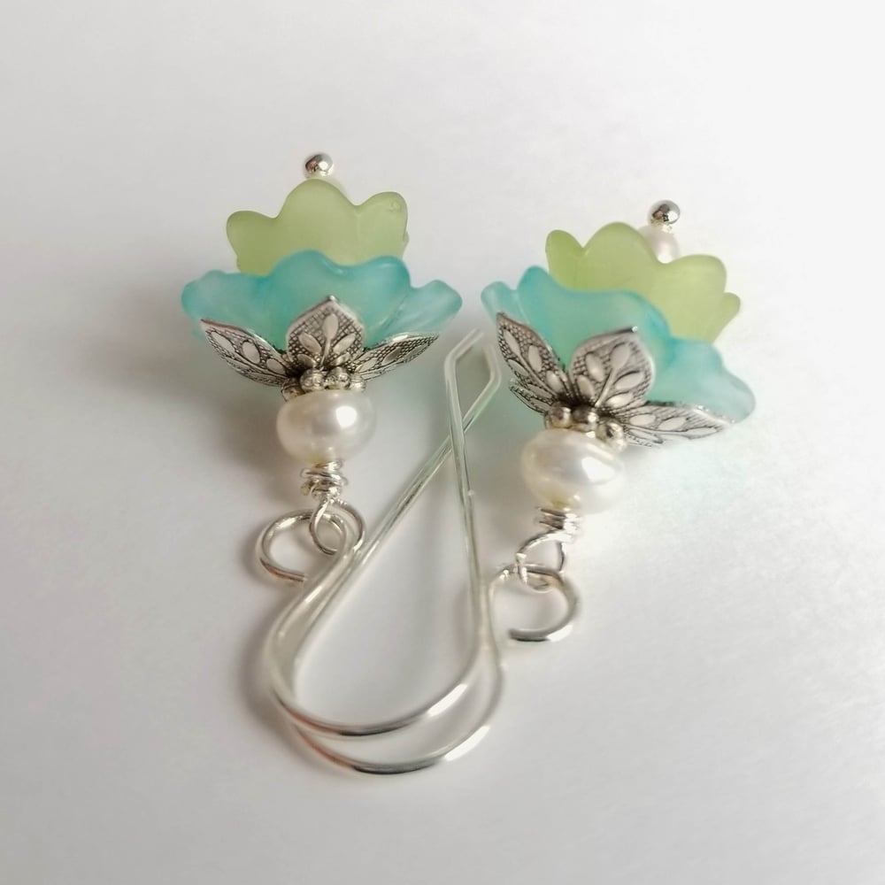 Fresh Designs — Water Lily Earrings (Silver)