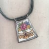 Rose Bouquet Ceramic Necklace
