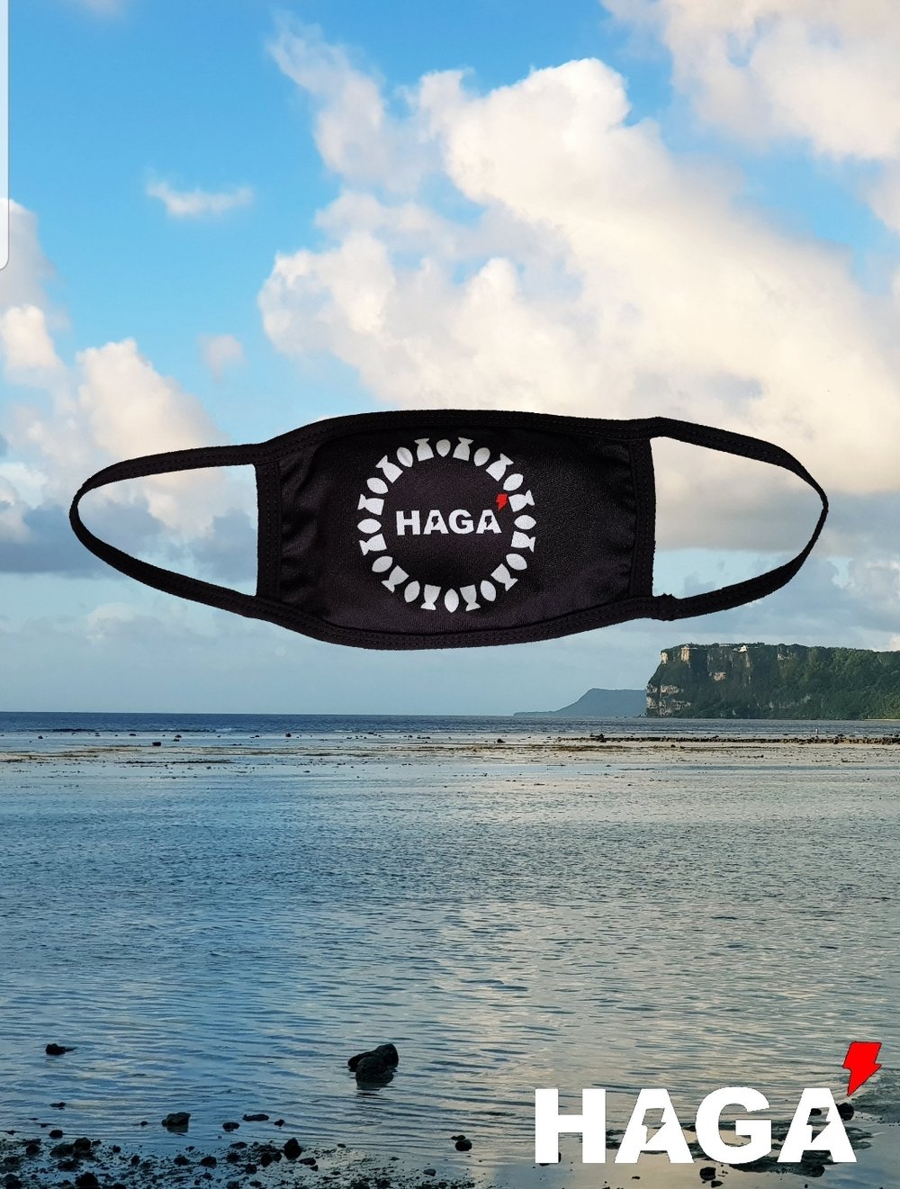 Image of HAGA' Sun Logo mask