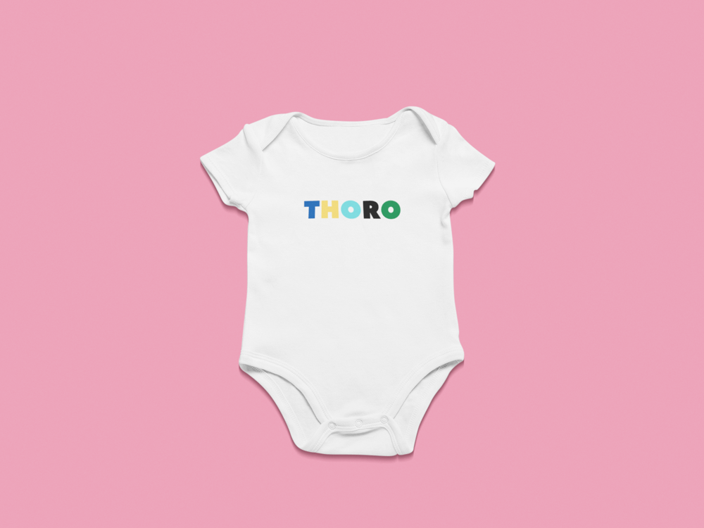 Image of SheThoro/ PrettyThoro/HeThoro/God Is Thoro Baby Onsies