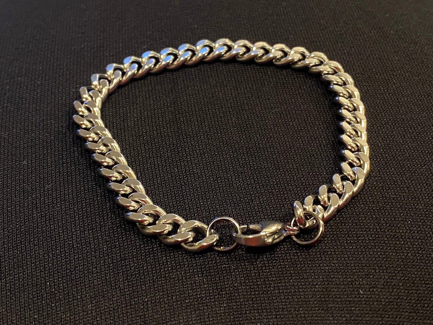 Stainless Steel Chain Bracelet | Copper Cross Metalweaving