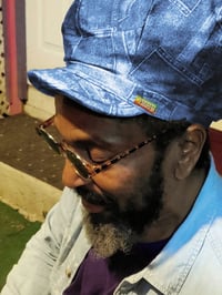 Image 2 of Jah Roots Stretch Hat Beak (Jeans Patch)