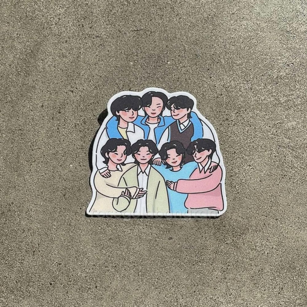 Image of bulletproof art print + sticker