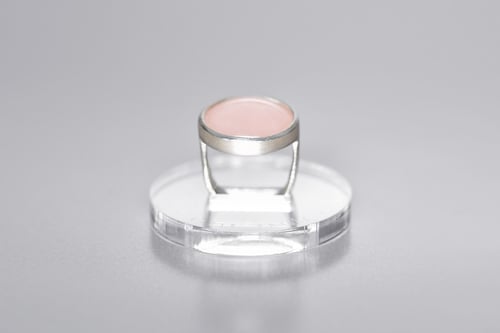 Image of "Tender love" silver ring with rose quartz · TENER AMOR ·