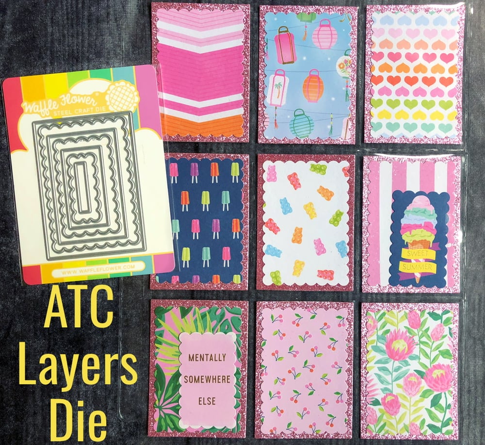 Image of ATC Layers Die - Waffle Flower Crafts