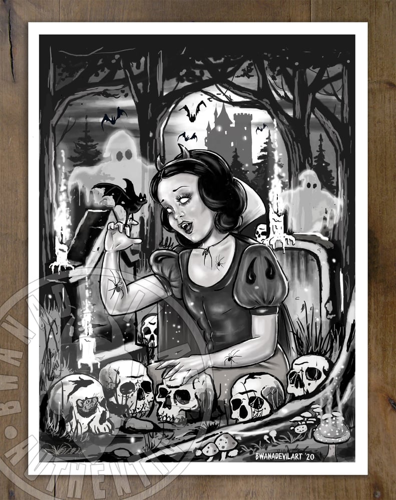 Image of Snow White and the Seven Dwarfs Art Print