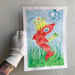 Image of Sildakongen (A3-Print) 