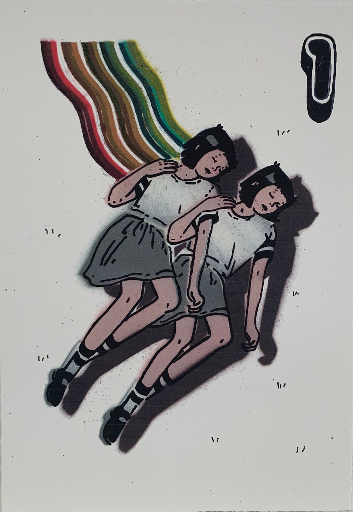 Image of #1 'Rainbow Sleepers' Print