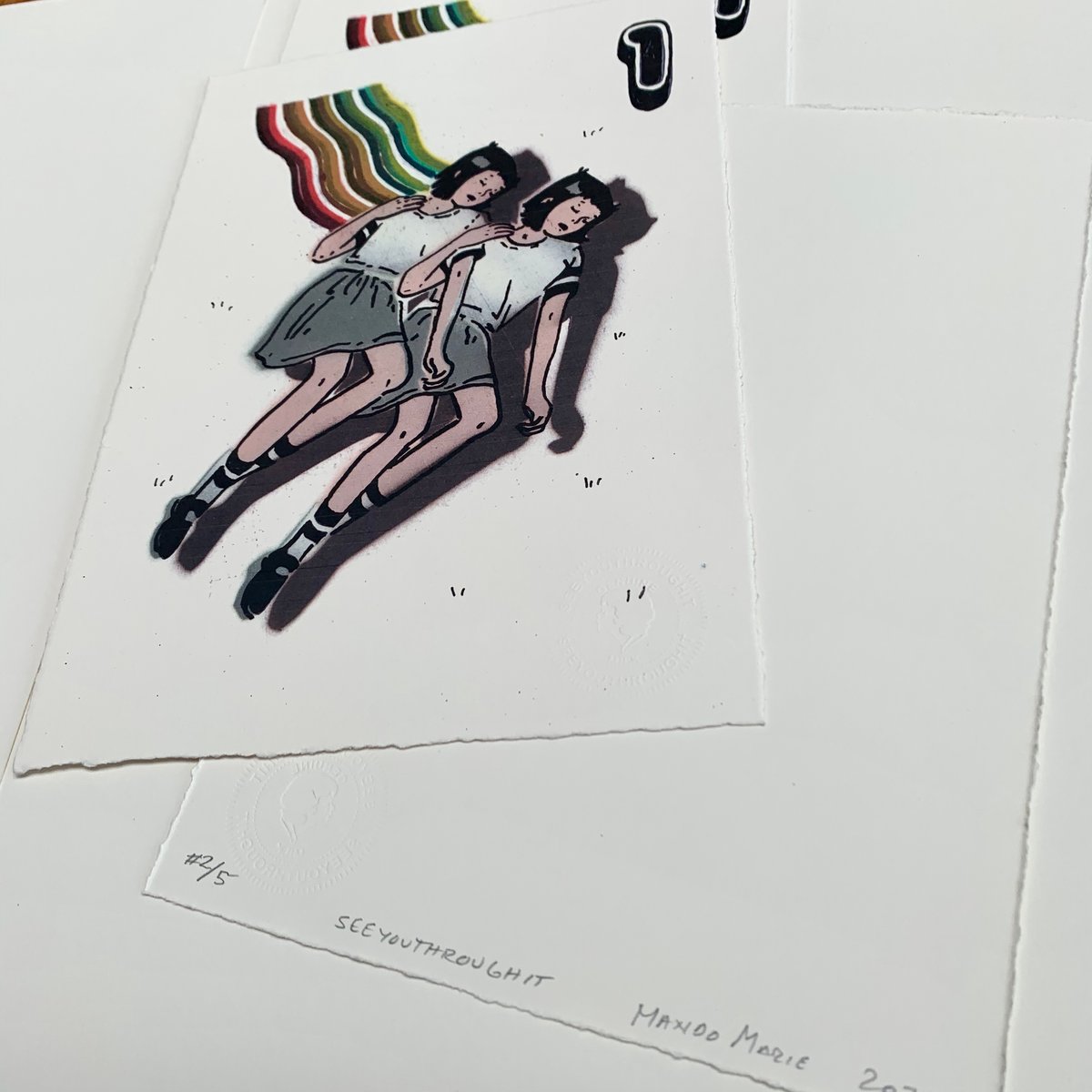 Image of #1 'Rainbow Sleepers' Print