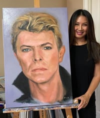 Image 1 of David Bowie (Original Oil Painting)