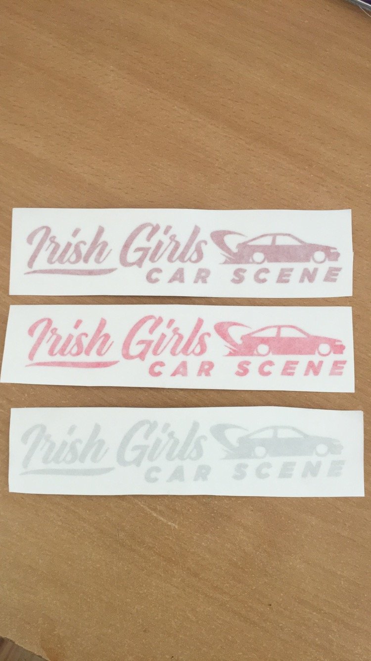 AE86 Irish Girls Car Scene Sticker 