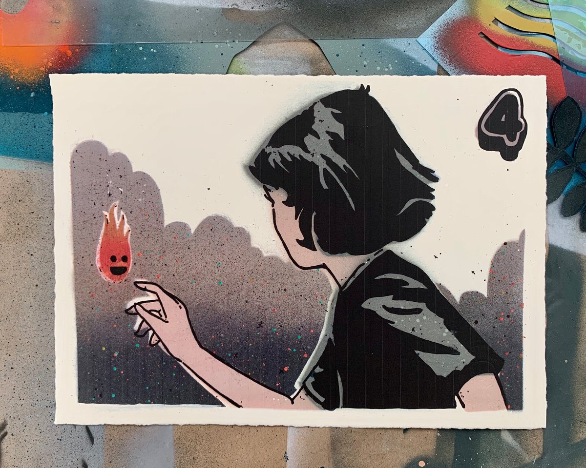 Image of #4 'Little Flame' Print
