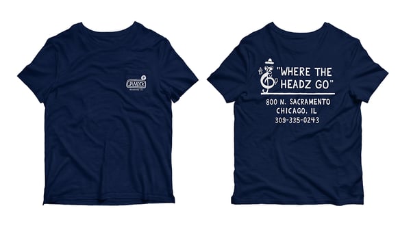 Image of Jamdek Navy Pocket T-shirt. 