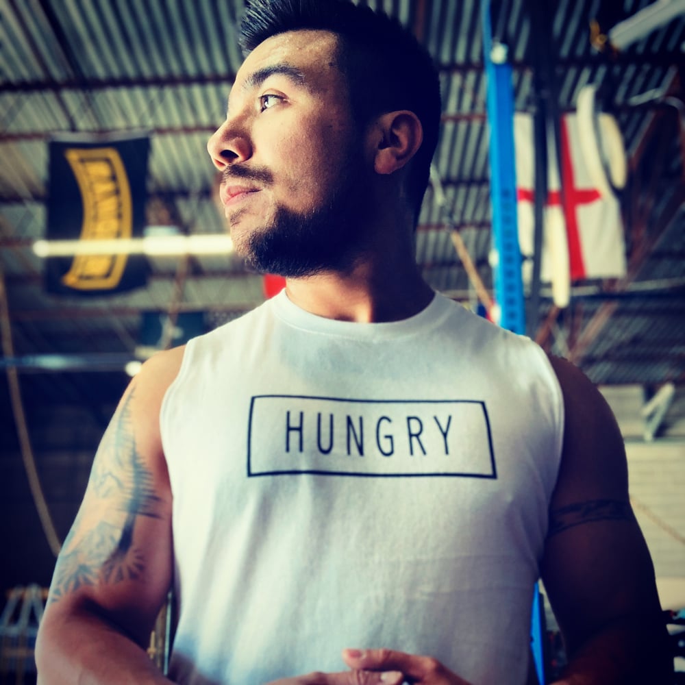 Image of HUNGRY Men's Tank (White)
