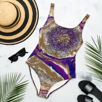 Image 2 of All-Over Print One-Piece Swimsuit