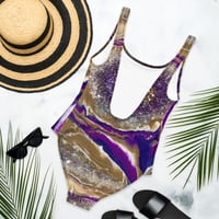 Image 1 of All-Over Print One-Piece Swimsuit