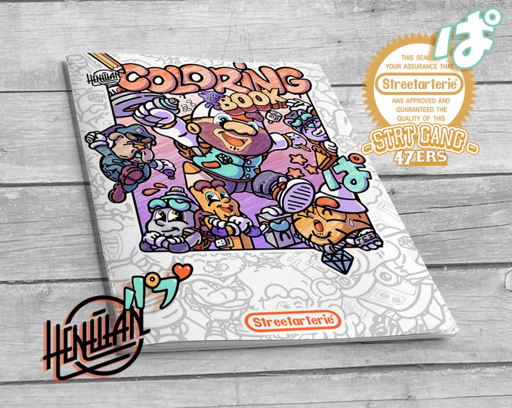 HENTITAN Coloring Book 