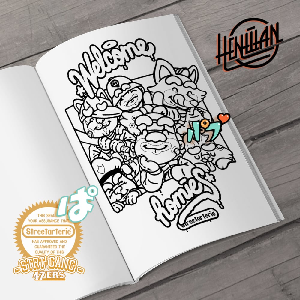 HENTITAN Coloring Book 