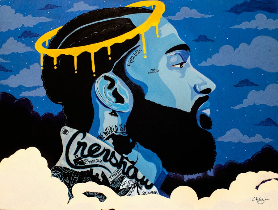 Image of "NIPSEY" 18x24 Limited edition print