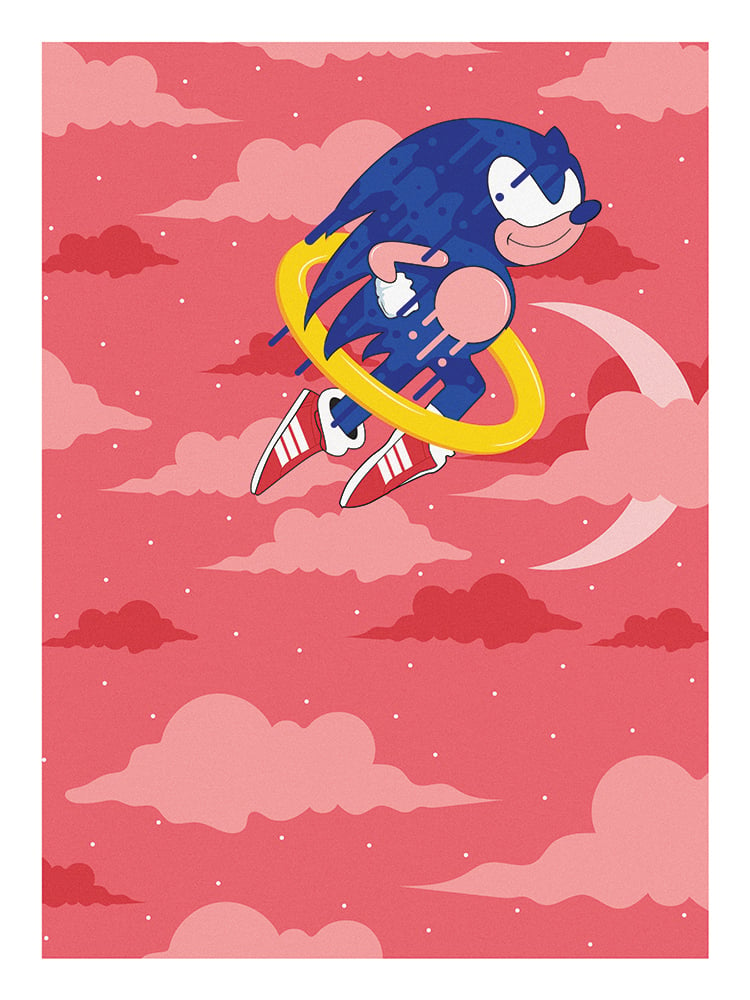 Image of "SONIC" POSTER PRINTS