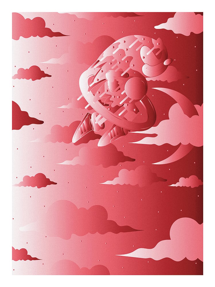 Image of "SONIC" SPECIAL EDITION POSTER PRINTS (RED)