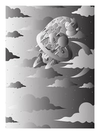 "SONIC" SPECIAL EDITION POSTER PRINTS (GRAY)