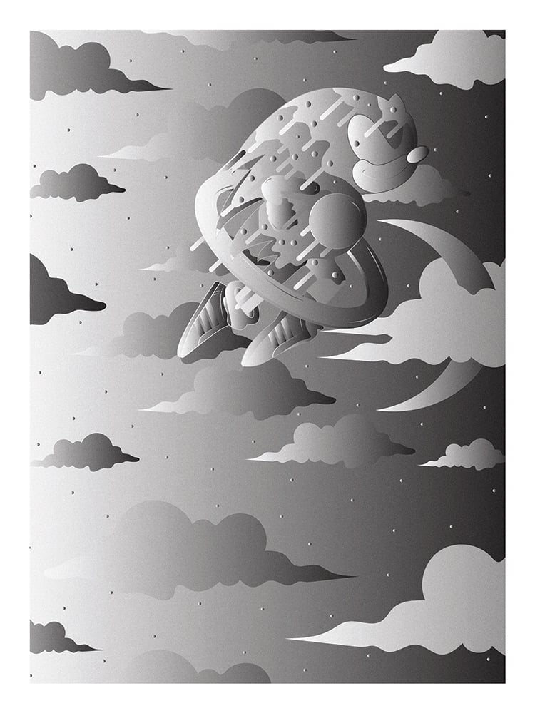 Image of "SONIC" SPECIAL EDITION POSTER PRINTS (GRAY)