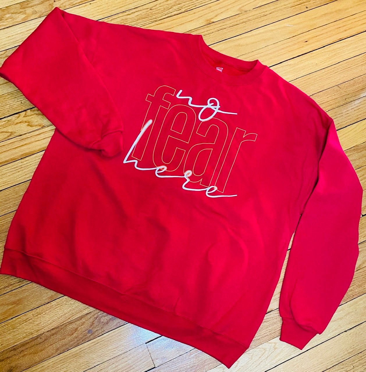 Red Crewneck Sweatshirt NFH 